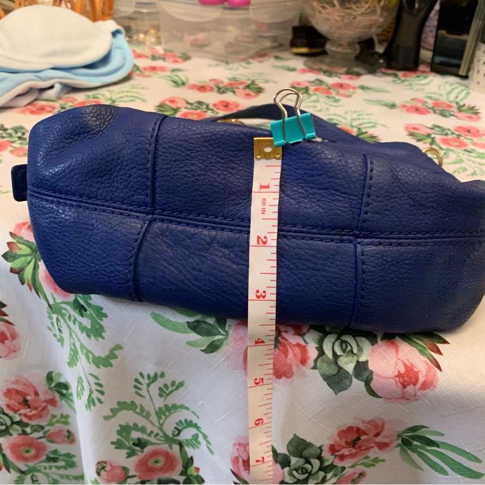 🌟❤️Price Drop❤️🌟Michael Kors Elegant Blue Leather Shoulder Bag - Picture 6 of 15
